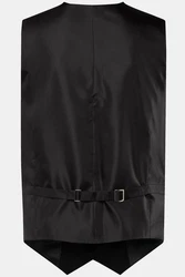 Men Plus Weste Baukasten Malaga Schwarz/Dunkelgrau