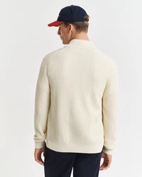 Gant Strickjacke Regular Fit Beige/Khaki/Creme/Weiß