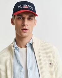 Gant Strickjacke Regular Fit Beige/Khaki/Creme/Weiß