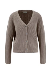 FYNCH-HATTON Strickjacke CARDIGAN Grau/Beige/Braun/Lila