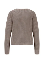 FYNCH-HATTON Strickjacke CARDIGAN Grau/Beige/Braun/Lila