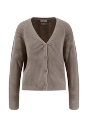 FYNCH-HATTON Strickjacke CARDIGAN Grau/Beige/Braun/Lila