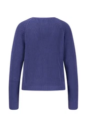 FYNCH-HATTON Strickjacke CARDIGAN Dunkelblau/Blau/Fliederfarben