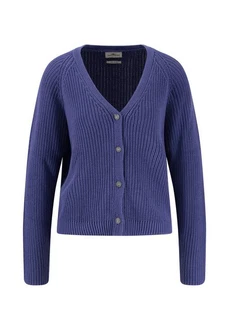 FYNCH-HATTON Strickjacke CARDIGAN Dunkelblau/Blau/Fliederfarben