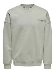 ONLY & SONS Sweatshirt Classic Sweatshirt - Comfort Fit Khaki/Dunkelgrün/Grün/Grau