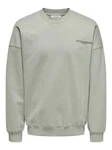 ONLY & SONS Sweatshirt Classic Sweatshirt - Comfort Fit Khaki/Dunkelgrün/Grün/Grau