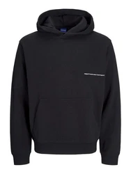 Jack & Jones Sweatshirt Hoodie Porto Schwarz/Dunkelblau