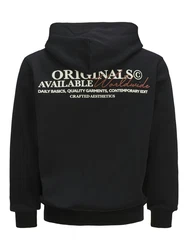 JACK & JONES Sweatshirt JORISLINGTON Schwarz