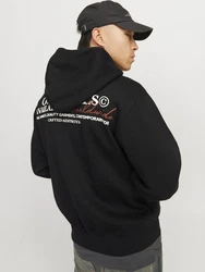 JACK & JONES Sweatshirt JORISLINGTON Schwarz