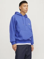 Jack & Jones Sweatshirt Hoodie JCOUNION PRINT SWEAT HOOD NOOS Blau/Hellblau/Dunkelblau