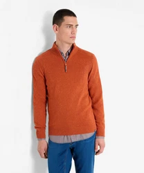 Brax Pullover Orange/Braun/Rot