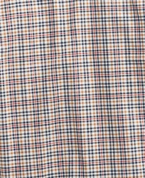 Barbour Flanellhemd Durand Rot/Beige/Hellblau