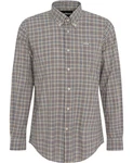 Barbour Flanellhemd Durand Rot/Beige/Hellblau