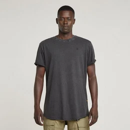 G-STAR Kurzarmshirt Text back gr overdyed lash r t