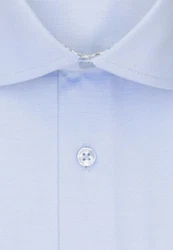 seidensticker Langarmhemd Business Hemd Shaped Fit Hellblau/Dunkelblau/Blau