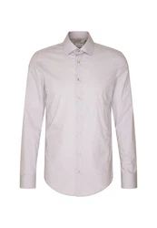 seidensticker Langarmhemd Business Hemd Kent Shaped Fit Beige/Braun/Khaki/Rosa/Lila/Grau
