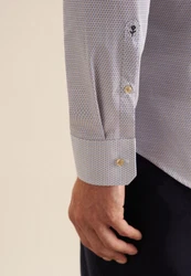 seidensticker Langarmhemd Business Hemd Kent Shaped Fit Beige/Braun/Khaki/Rosa/Lila/Grau