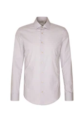seidensticker Langarmhemd Business Hemd Kent Shaped Fit Beige/Braun/Khaki/Rosa/Lila/Grau