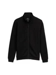 TOM TAILOR Denim Sweatjacke mit Stehkragen Schwarz