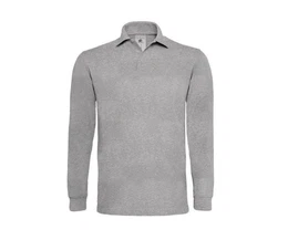 Langarm-Poloshirt Polo Shirt Herren 2XL Basic Pique aus Baumwolle
