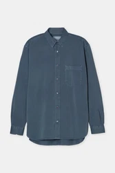 CLOSED Kurzarmshirt Relaxed Fit Grau/Blau/Dunkelblau/Hellblau