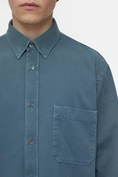 CLOSED Kurzarmshirt Relaxed Fit Grau/Blau/Dunkelblau/Hellblau