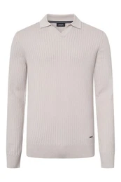 JOOP! Strickpullover Poloshirt Sachar - Modern Fit