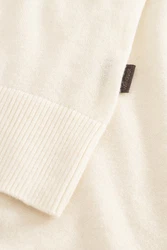Windsor Kurzarmshirt Poloshirt Cashmilo-T Regular Fit Weiß/Khaki/Beige