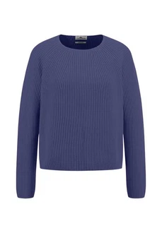 FYNCH-HATTON Strickpullover Basic Pullover Regular Fit Blau/Dunkelblau/Lila/Fliederfarben FYNCH-HATTON Strickpullover Basic Pullover Regular Fit Blau/Dunkelblau/Lila/Fliederfarben