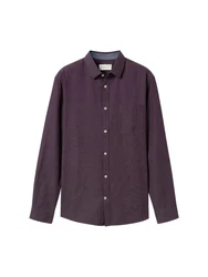 TOM TAILOR Hemd Lila/Bordeaux/Dunkelrot/Rosa