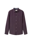 TOM TAILOR Hemd Lila/Bordeaux/Dunkelrot/Rosa