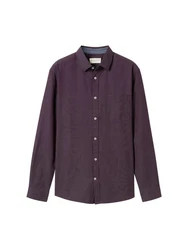 TOM TAILOR Hemd Lila/Bordeaux/Dunkelrot/Rosa