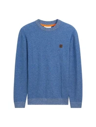 Strickpullover structured multicolor knit