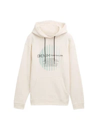 Sweatshirt Hoodie mit Logo Print - Regular Fit