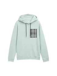 TOM TAILOR Denim Sweatshirt Hoodie mit Logo Print 