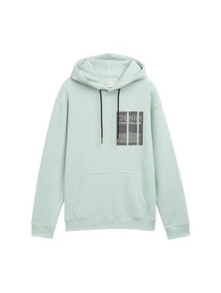 TOM TAILOR Denim Sweatshirt Hoodie mit Logo Print TOM TAILOR Denim Sweatshirt Hoodie mit Logo Print