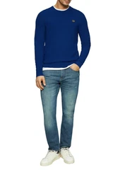 s.Oliver Strickpullover Regular Fit Blau/Dunkelblau