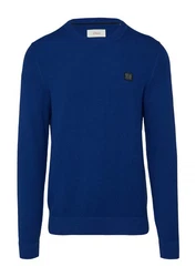 s.Oliver Strickpullover Regular Fit Blau/Dunkelblau
