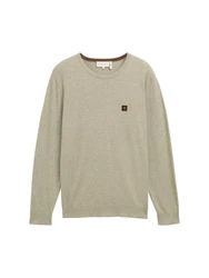 TOM TAILOR Pullover Khaki/Beige