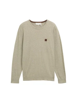 TOM TAILOR Pullover Khaki/Beige