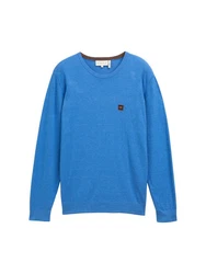 TOM TAILOR Pullover Hellblau/Blau