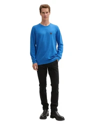 TOM TAILOR Pullover Hellblau/Blau