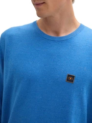 TOM TAILOR Pullover Hellblau/Blau