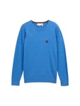 TOM TAILOR Pullover Hellblau/Blau