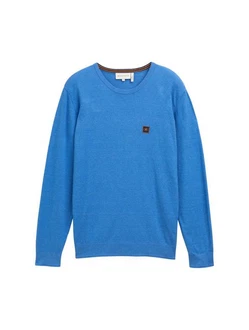 TOM TAILOR Pullover Hellblau/Blau