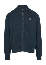 s.Oliver Strickjacke Dunkelblau/Blau/Hellblau