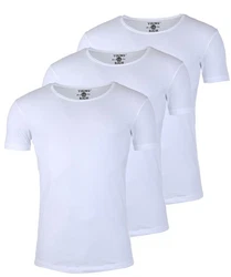 Young & Rich T-Shirt Herren Uni Basic 1702 Rundhalsausschnitt Kurzarm Slim Fit Weiß/Blau/Hellblau/Dunkelblau/Creme/Grau