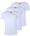 Young & Rich T-Shirt Herren Uni Basic 1702 Rundhalsausschnitt Kurzarm Slim Fit Weiß/Blau/Hellblau/Dunkelblau/Creme/Grau