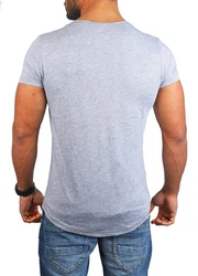 Young & Rich T-Shirt Herren Uni Basic 1702 Grau/Dunkelgrau/Hellgrau