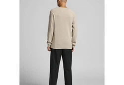 Jack & Jones Strickpullover JJEhill Khaki/Beige/Braun